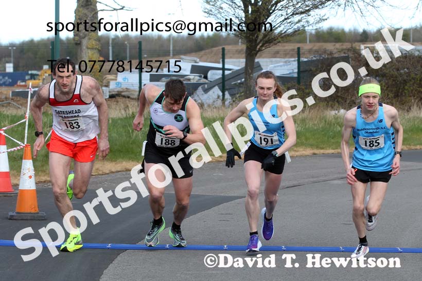 Graded 5k, 2021 Middlesbrough Endeavour Graded 5k, Middlesbrough, Sunday, April 11th. Photo: David T. Hewitson/Sports for All Pics